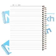 تصویر  دفتر مشق 200 برگ مشایخ طرح فنجان قهوه کد WN110 
